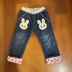 ミキハウス　うさこちゃん　デニムパンツ100センチ