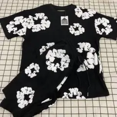 denim tears セットアップ ブラック