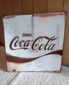 昭和レトロ ビンテージ コカコーラ 看板 両面看板 突出し看板 当時物