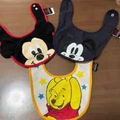 BABYDOLL ミッキー　プーさん スタイ　3枚　セット　ディズニー