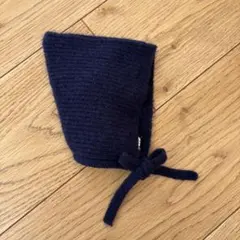 ZARA ベビー帽子 ネイビー 0-3ヶ月