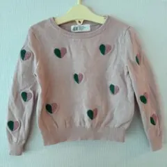 H&M ハート柄 ニットセーター