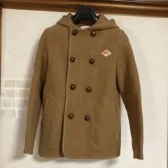 DANTON フード付きウールコート 34