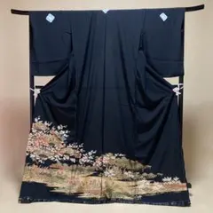 新品未使用 黒留袖 仕立て前 仮絵羽 本金箔使用 留袖のサムネイル