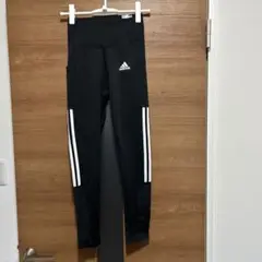 アディダス スポーツ レギンスパンツ M 3ライン ブラック