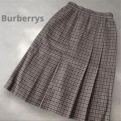 Burberrys チェック柄プリーツスカート ヴィンテージ　ミモレ丈　訳あり