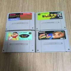 【レトロゲーム】スーパーファミコン ソフト 4本セット