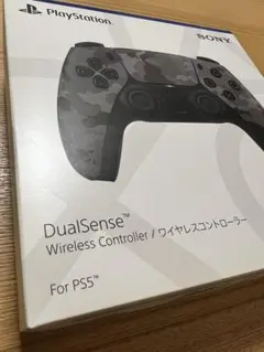PS5 デュアルセンス ワイヤレスコントローラー グレー カモフラージュ