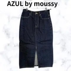 AZUL by moussy デニムタイトスカート S ロングスカート スリット