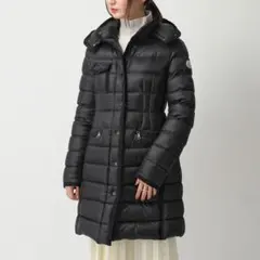 極美品　モンクレール　エルミンヌ ブラック　00 MONCLER - 毎年完売 人気 美品 モンクレール エルミンヌ 黒 00の