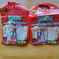 ワンピース フィギュアストラップ ルフィ2個