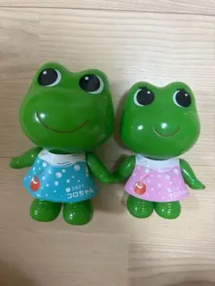 ケロちゃん　コロちゃん　2021年 ソフビ フィギュア コーワ薬品