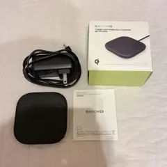 RAVPOWERワイヤレス充電器 RP-WC006【箱・説明書・ACアダプタ付】