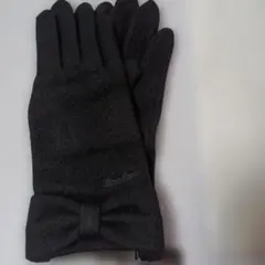 Borsalino 黒手袋 タッチパネル対応 21-22cm