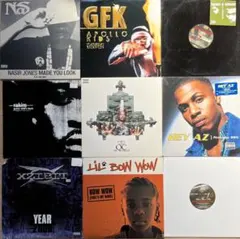 1990s後期 HipHop 12inch9枚セット【オマケ付き】