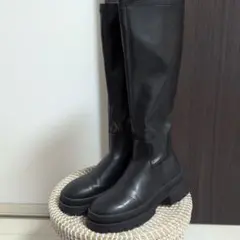 グレイル　ブラックロングブーツ