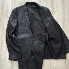 【極美品】NEIL BARRETT セットアップ 黒 3 光沢 ニールバレット