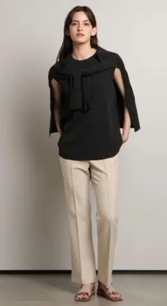 新品タグ付】Theory luxe FLOW ZATIE BLOUSE 38 - メルカリ
