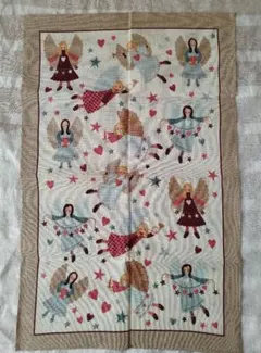 アイリッシュリネンのティータオル 麻100% アイルランド エンジェル 天使