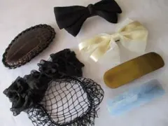 6点セット　バレッタ　ヘアアクセサリー　大きい　昭和レトロ　デッドストック