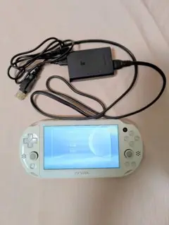 PSvita vita 2000 本体 充電器 ホワイト ゲーム