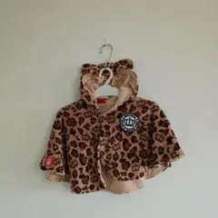 BABYDOLL ヒョウ柄 フード付きポンチョ