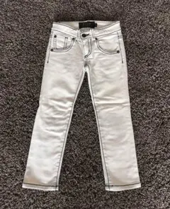 美品 FITH ホワイトデニム 110 男女兼用