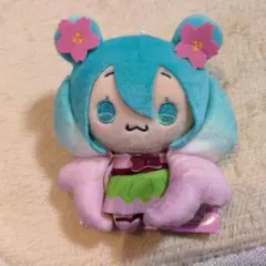 初音ミク シナモロール　コラボ　桜　ぬいぐるみ