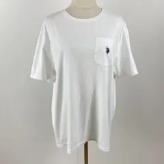 U.S. POLO ASSN. Tシャツ カットソー ワンポイント 刺繡ロゴ Lのサムネイル