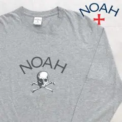 10s ノア M ロンT スカル クロスボーン グレー ヘザー NOAHのサムネイル
