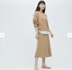 ユニクロ　スムースコットンブレンド　トップスＭ