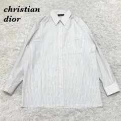 Christian Dior ドット柄 コットンガーゼ生地ノースリーブシャツ9