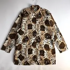 A.P.C. レオパード柄 長袖シャツ 36 - メルカリ