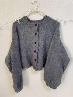 kastane メランジ　ニット　カーディガン