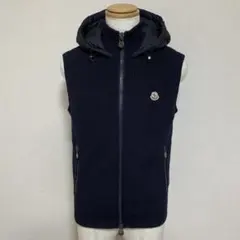 美品】MONCLER モンクレール ACRAB コーデュロイ ダウンベスト 紺