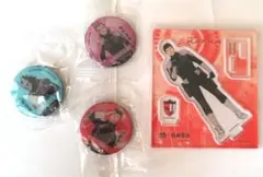 くら寿司　 怪獣8号 日比野カフカ アクリルスタンド バッジセット3個