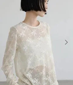 あーーゆ様専用ローリーズファーム　フロッキーレースプルオーバー