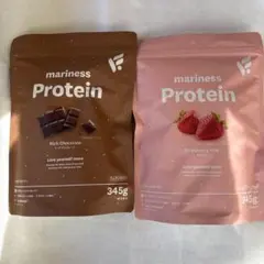 【4点セット】mariness Protein ストロベリーミルク mariness Protein ストロベリーミルク 345g - メルカリ
