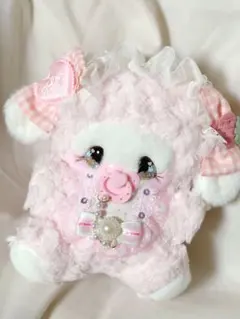 サンリオ pream 人気作家 フェルト テディベア ハンドメンド ぬいぐるみ サンリオ pream 作家 羊毛フェルト テディベア ハンドメンド