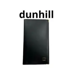 dunhill ダンヒル 札入れ ロゴ レザー ブラック 黒 ゴールド金具