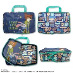 新品　ディズニー　ニック&ジュディ　衣類圧縮ポーチ　ズートピア