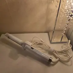 絹女 32mm kinujo セラミックカールヘアアイロン ホワイト