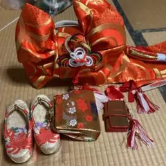 七五三　七歳フルセット　帯幅19センチ　草履21センチ