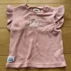 新品　Buddy Lee 女の子　ワッフル 半袖Tシャツ ピンク 90のサムネイル