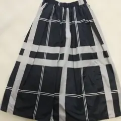 ビックチェックタフタフレアスカート S