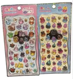 新品未使用　ほっぺちゃん　プチドロップステッカー　シール　2種セット