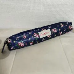 Cath Kidston ペンケース ネイビー 花柄