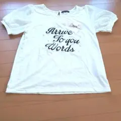 新品！未使用！INGNI　イング　Tシャツ M　オフホワイト　キナリ　シフォン