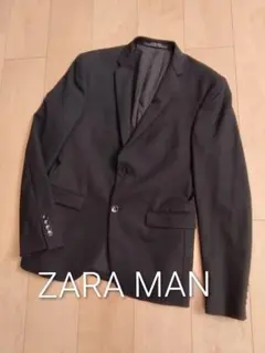 美品　ZARA MAN　ジャケット　スーツ　黒