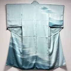 【3-44】 グラデーション 一つ紋 袷 正絹 訪問着 小柄な方♪